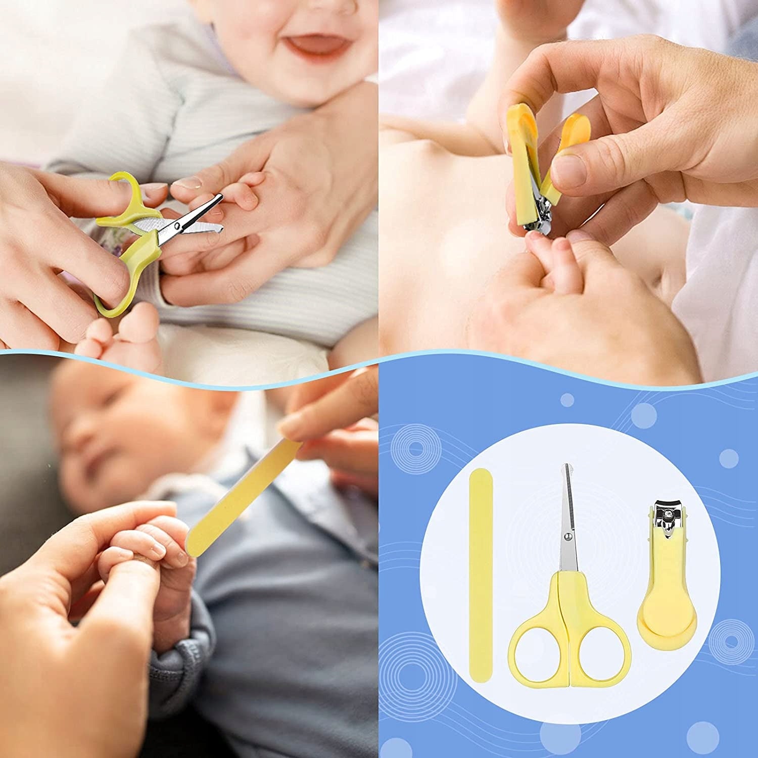LICTIN Baby Hair Care SetBaby care set 16 itemsage 0 +colour yellowmaterials EVA and nylonNew