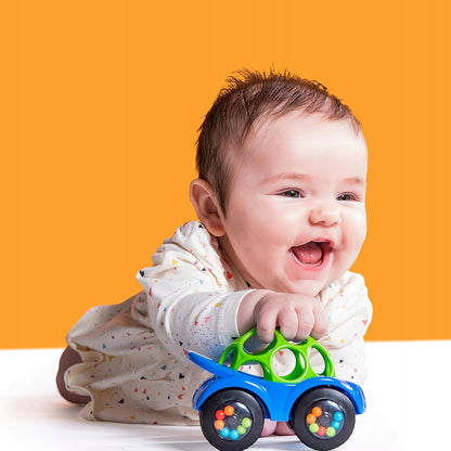 BRIGHT STARTS Oball Rattle & Roll mașinuță cu zornăitoare