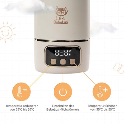BEBELUX BebeWarm tragbarer USB-Wärmer 3'