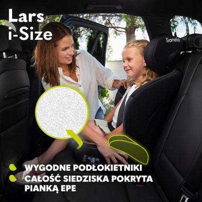 LIONELO Lars i-Size fotelik samochodowy gr.2 i 3
