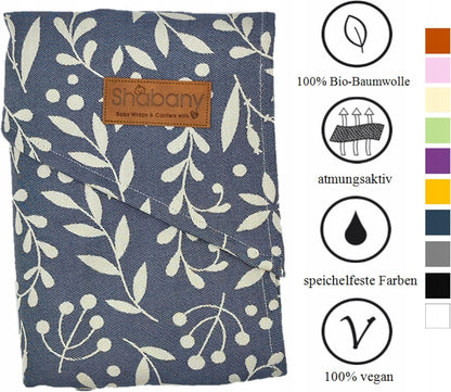 SHABANY Ring Sling Babytrage BIO-BAUMWOLLE