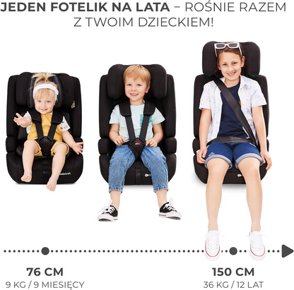 KINDERKRAFT SAFETY FIX 2 i-Size κάθισμα αυτοκινήτου 9-36kg gr 1/2/3 ISOFIX