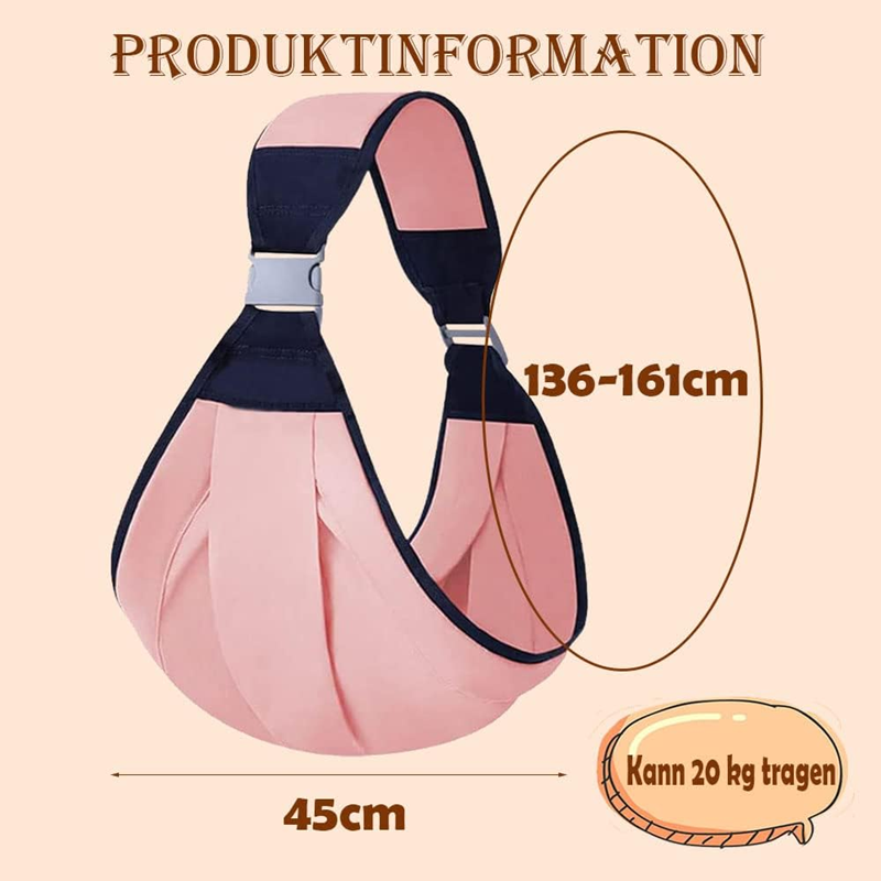 GUBBY GUPS marsupio FASCIA fascia fino a 15kg