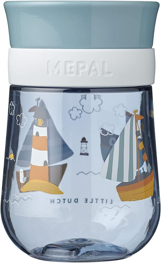 MEPAL Trainer Cup lonček proti polivanju z ustnikom, 360 stopinj, 300 ml, 9 m+