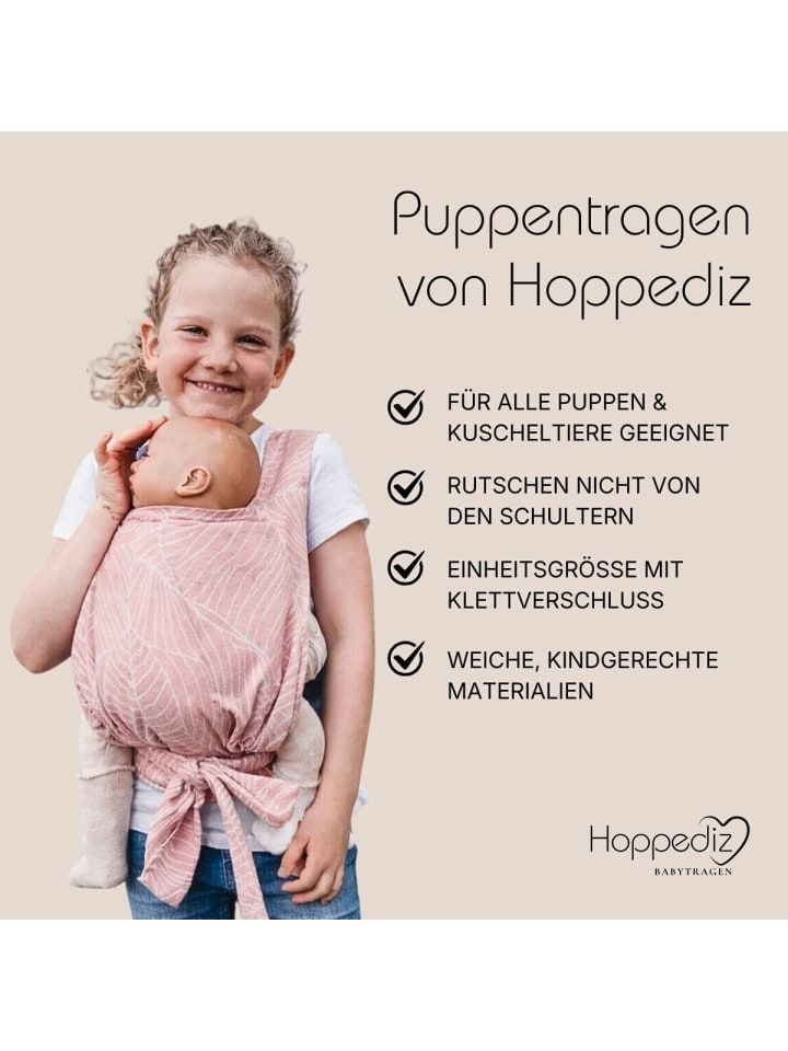 Hoppediz Magic Leaf port-bebeluș pentru păpuși