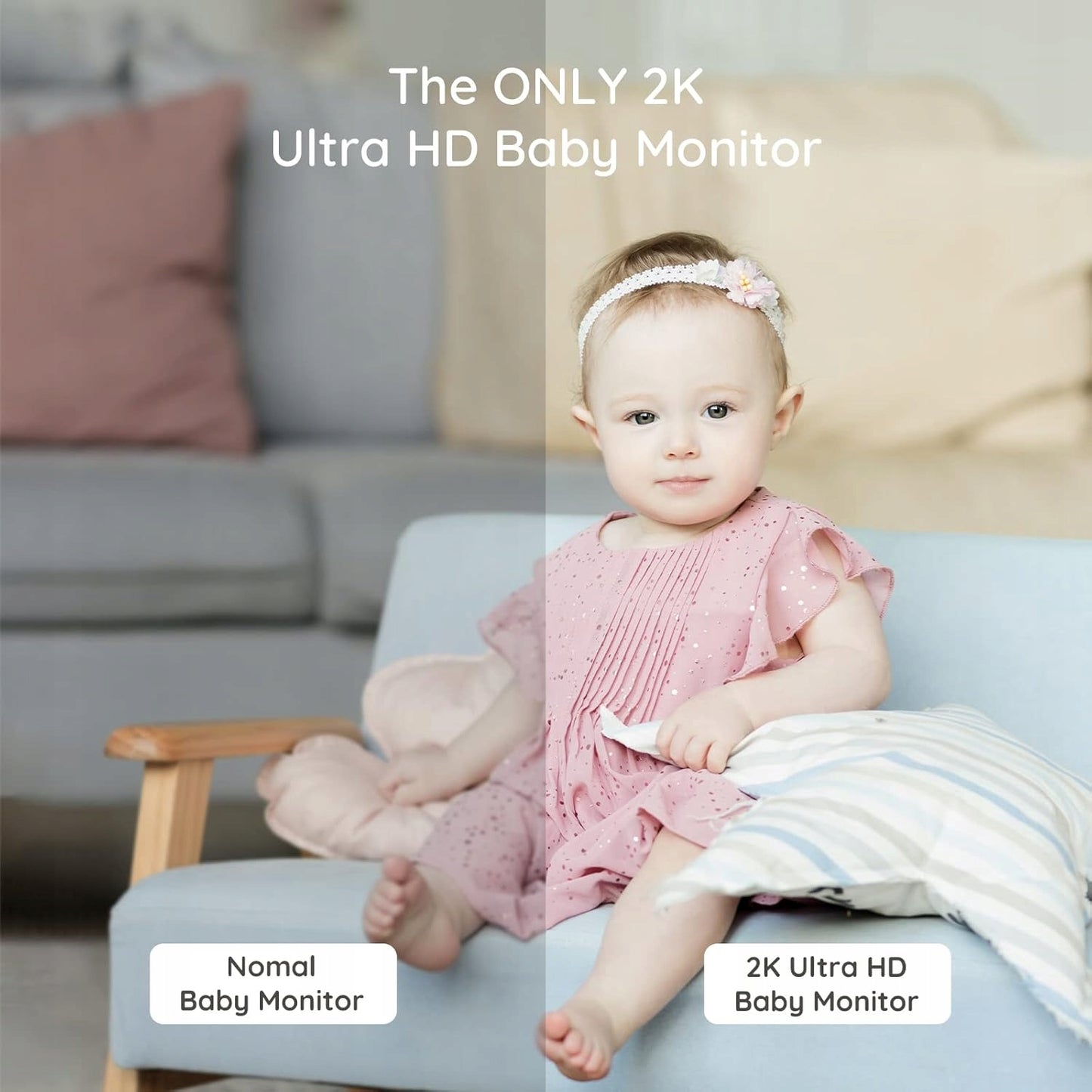 SIMSHINE SimCam Baby Pro Monitor electronic nanny cam + mast