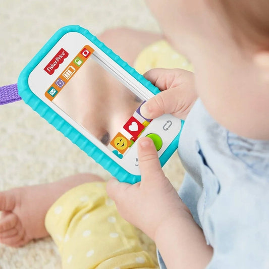 FISHER-PRICE GML96 okostelefon rágóka csörgő tükör