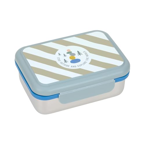 Кутия за обяд от стомана Lässig Sunny Explorer, зелена