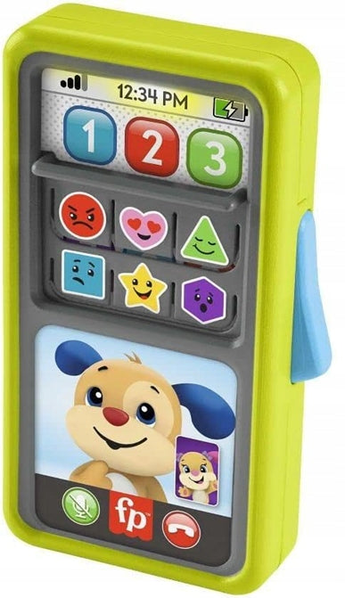 FISHER-PRICE interaktywny SMARTFON 75 piosenek zdań dźwięków J. ANGIELSKI