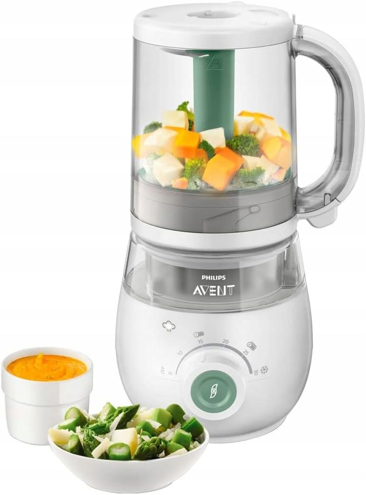 PHILIPS AVENT SCF885/01 4in1 Dampfgarer Mixer Flaschenwärmer Auftaufunktion 1000ml