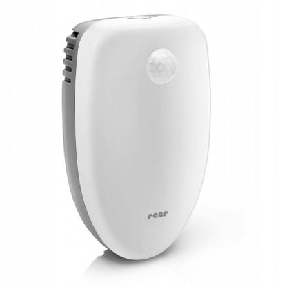 REER PureAir oczyszczacz powietrza z filtrem Hepa 9 x 15 cm, biało-szary, z czujnikiem światła