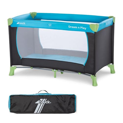 Hauck Dream N Play łóżeczko turystyczne Waterblue 120 x 60 cm