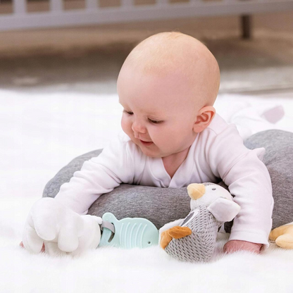 NUBY lekkudde för magläge med leksaker
