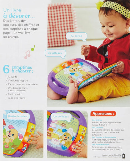 FISHER-PRICE CDH39 elektroniczna książeczka edukacyjna w języku francuskim
