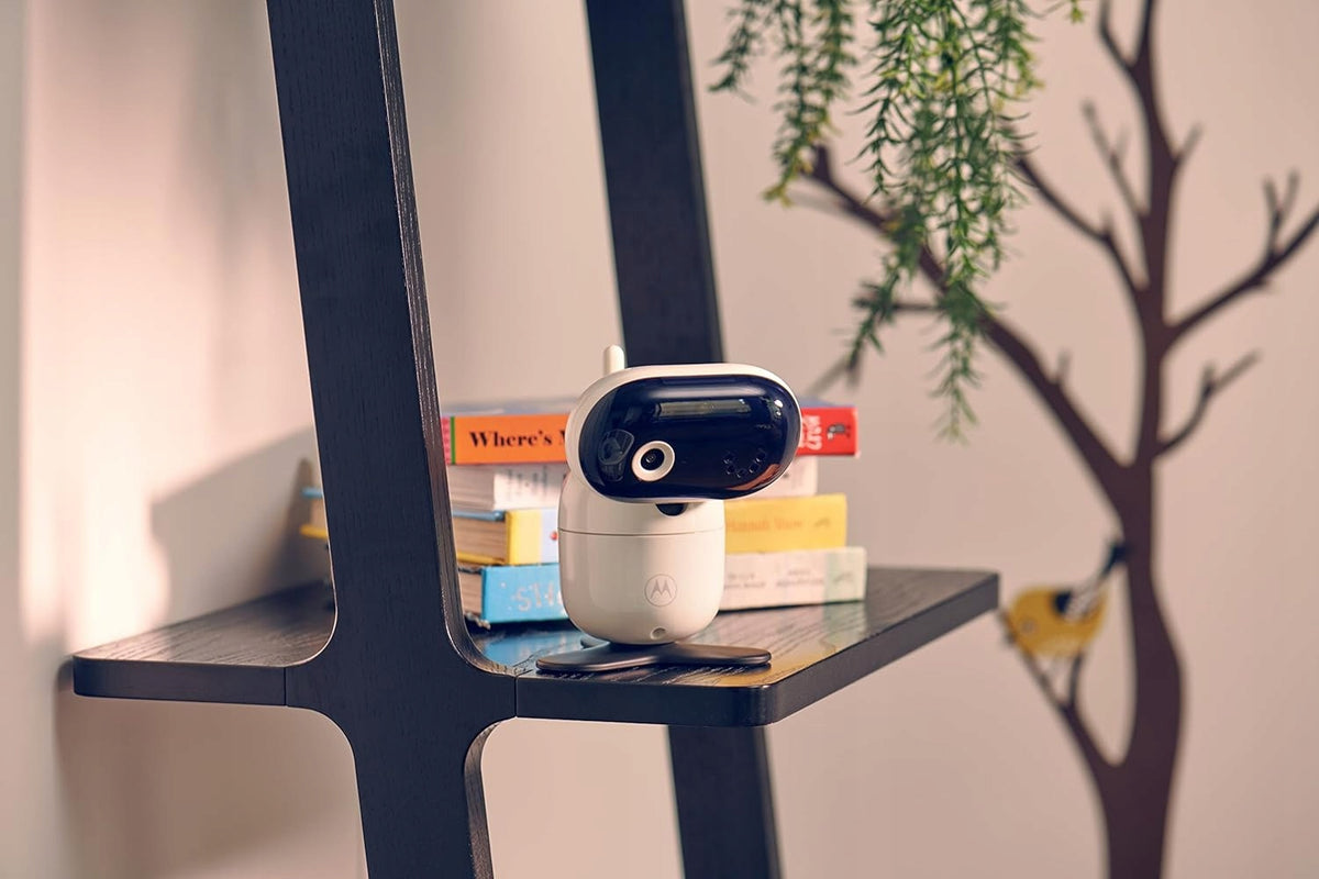 MOTOROLA PIP1010 Connect zdalnie sterowana kamera niania elektroniczna HD, biało-czarna kamera Wi-Fi do pokoju dziecka