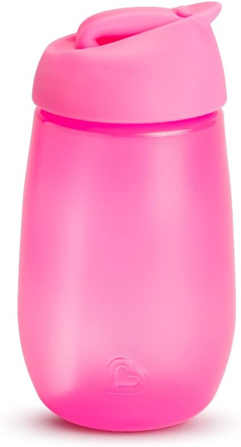 MUNCHKIN Simple Clean lonček proti polivanju s slamico  12 m+ 296 ml