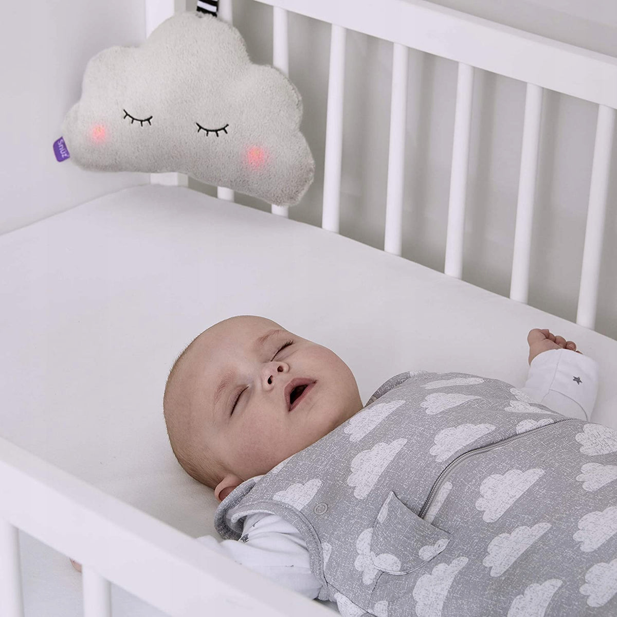 SNUZcloud pluszowy USYPIACZ szum bicie serca i światełka