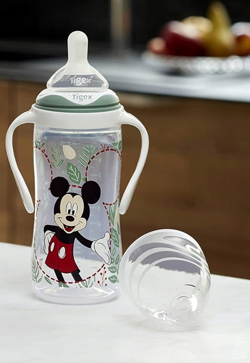 TIGEX Myška Mickey láhev s 3 rychlostmi průtoku 6 m+ 300 ml