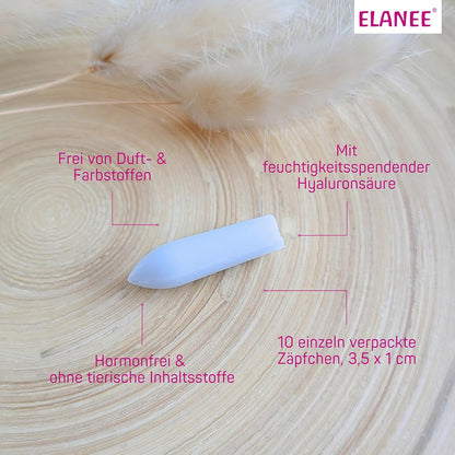 ELANEE globule vaginale hidratante fără hormoni x10