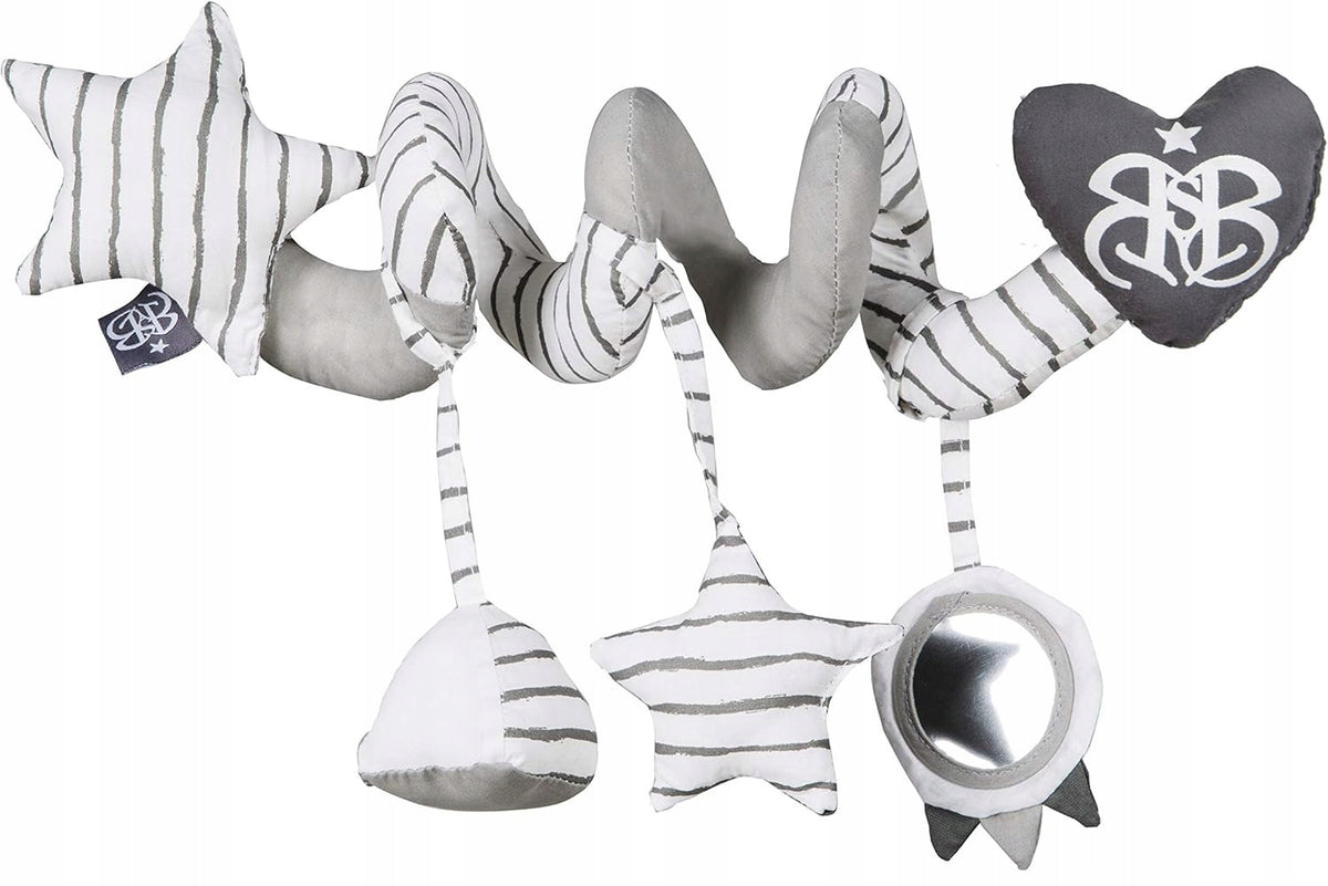 ROBA Rock Star Babyspiral for pram, cot, car seatage 0 +colour beige-greywidth 25 cmmaterials cotton
