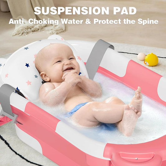 SUPERBE faltbare Kompaktbadewanne + Bärchen-Einlage