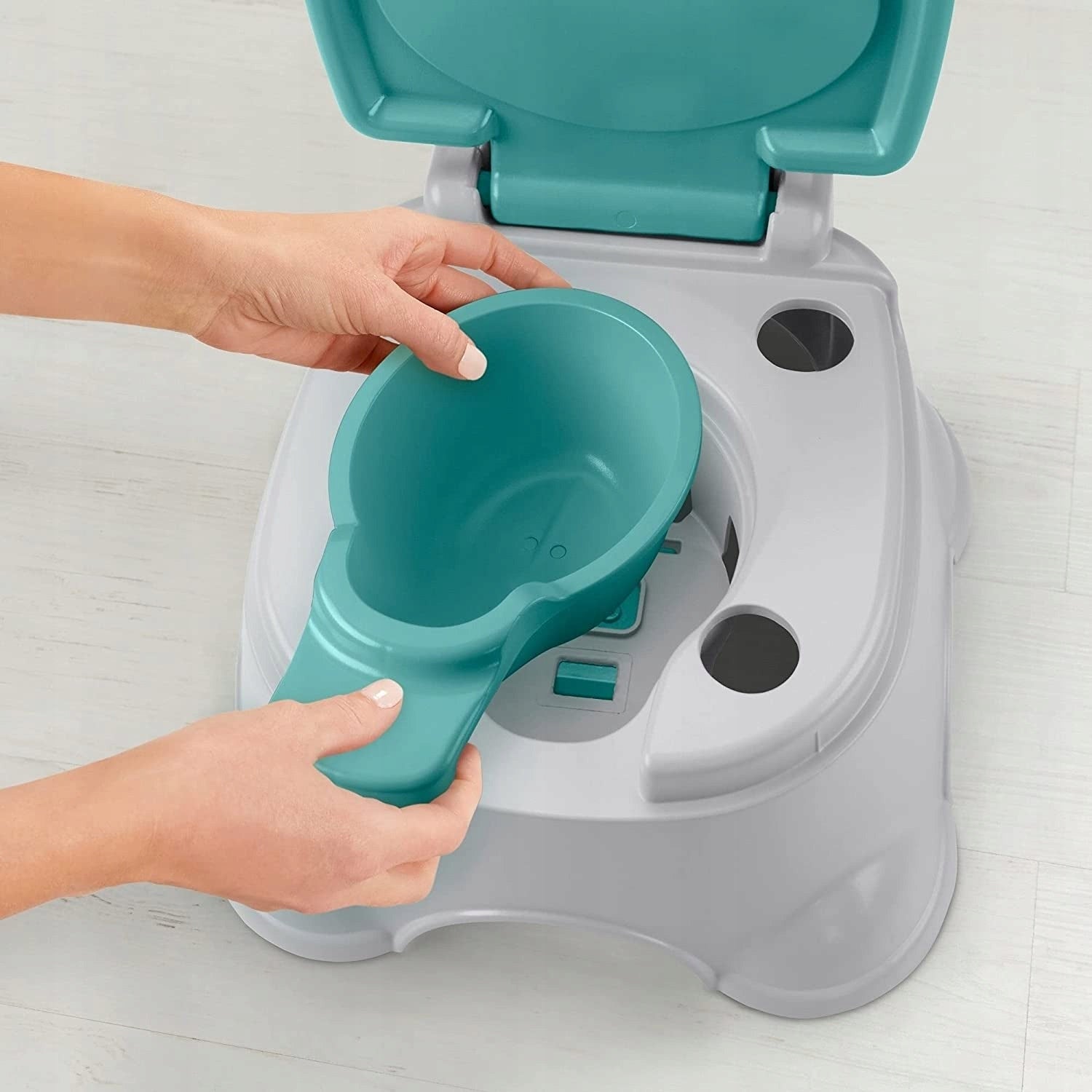 FISHER PRICE nocnik 3w1 z wyjmowaną wkładką i funkcją podestu