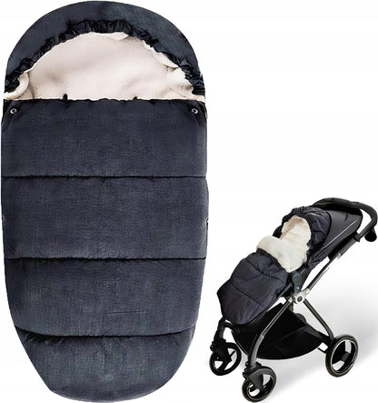 uniwersalny śpiworek do wózków OCIEPLANY 0-3 lata