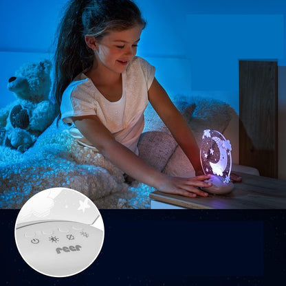 REER ColourLumy lampka nocna LED 5 kolorów KSIĘŻYC