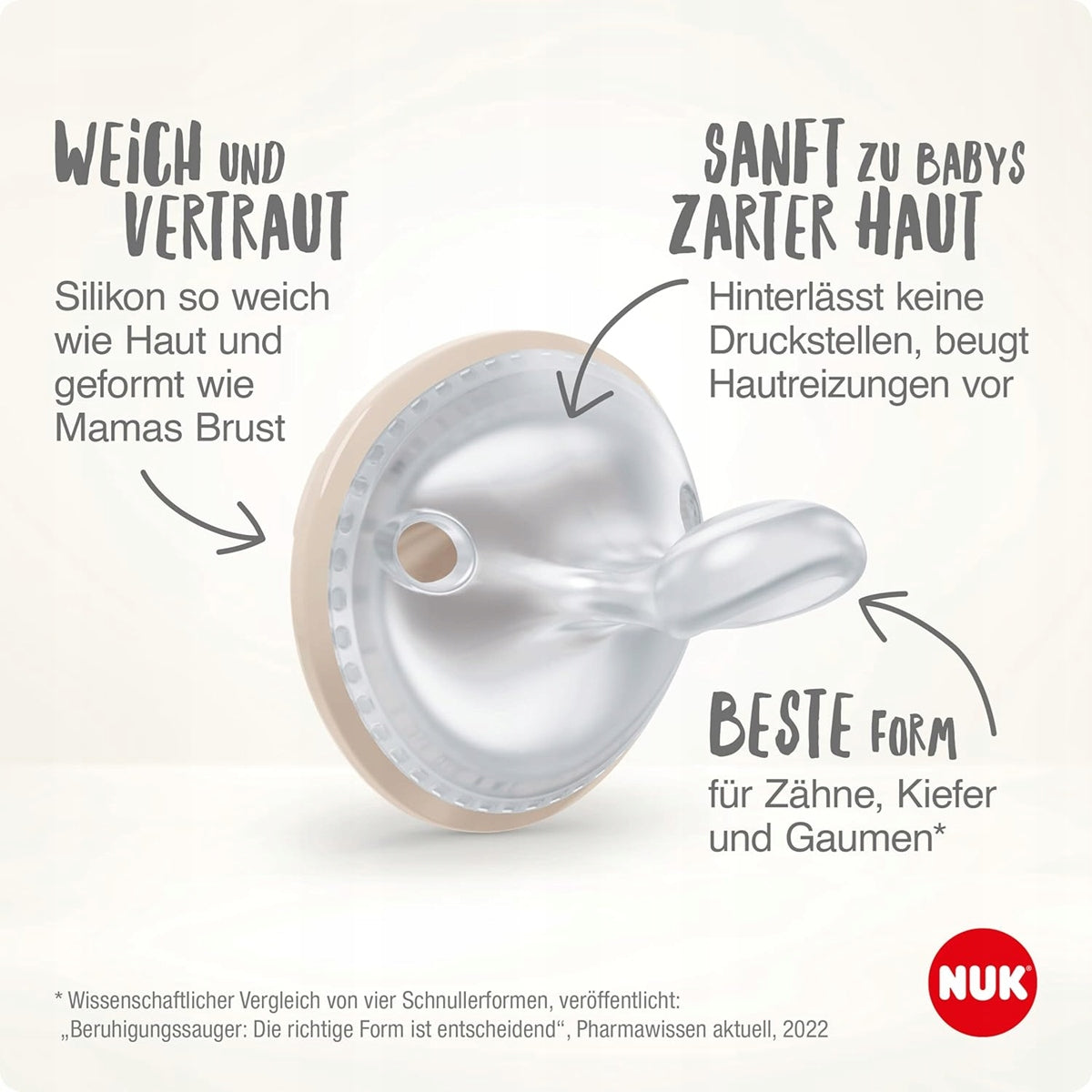 NUK MommyFeel cumlík x2 0–9 mesiacov