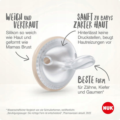 NUK MommyFeel cumlík x2 0–9 mesiacov