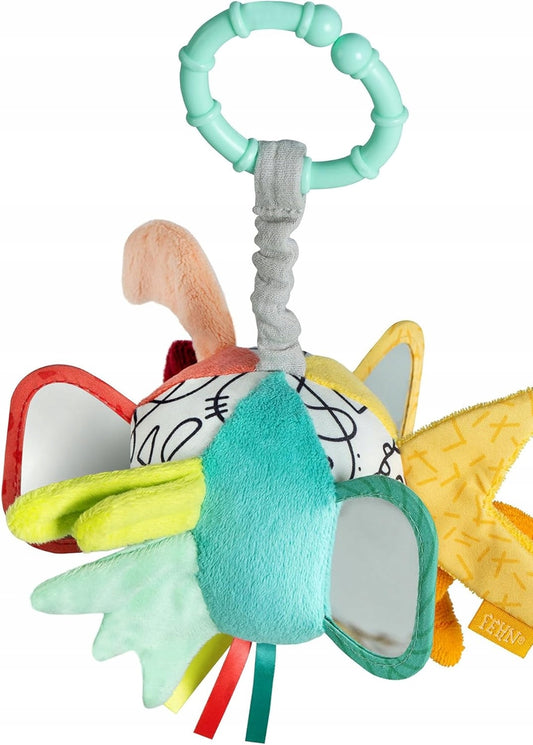 FEHN Dobabydoo giostrina con sonaglio e specchietti per passeggino, seggiolino auto 23 cm