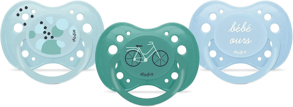 DODIE ανατομικές πιπίλες 18m+ Bébé Ours x3