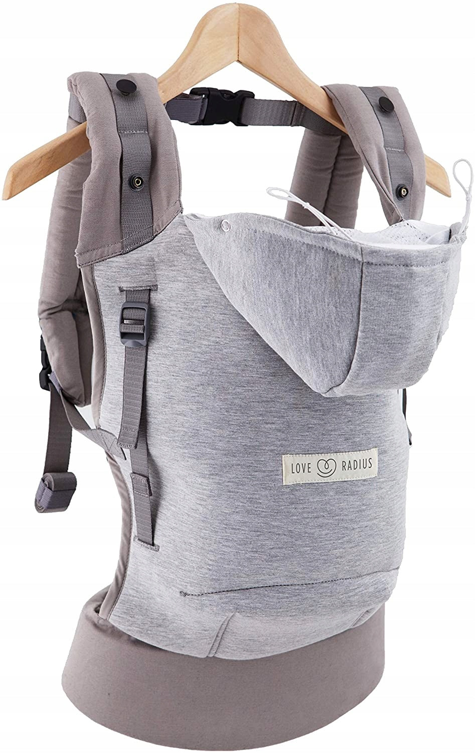 LOVE RADIUS ergonomikus hordozó kapucnival HOODIE CARRIER
