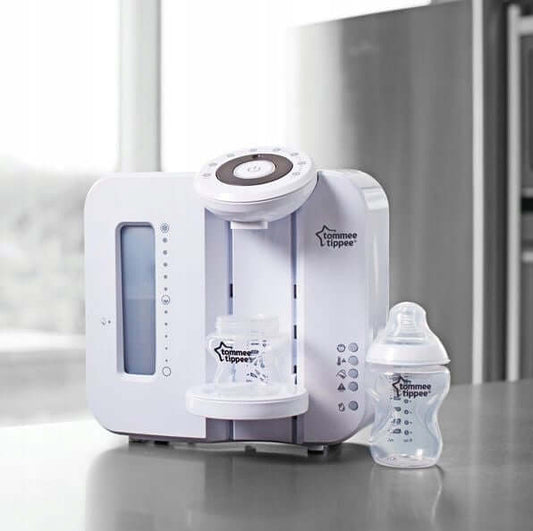 TOMMEE TIPPEE Perfect Prep EKSPRES DO MLEKA 2 min. biały podgrzewacz do mleka z butelką