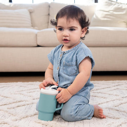 INFANTINO My 1st Tumbler silicone sippy cup with spout 266 ml 6 m+