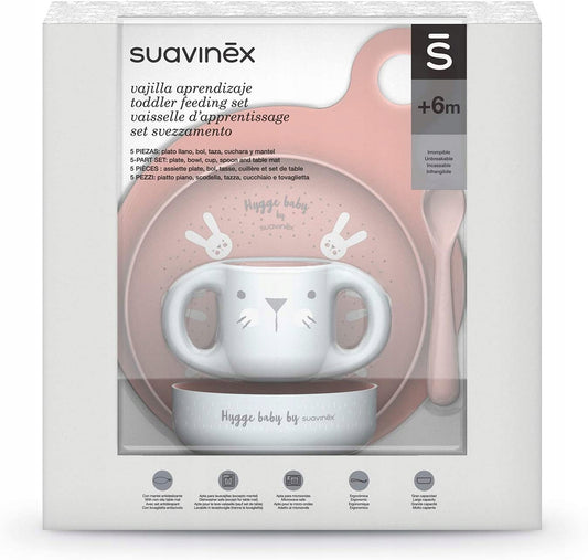 SUAVINEX zestaw naczyń 5el. HYGGE 6m+ – zdjęcie produktu 2