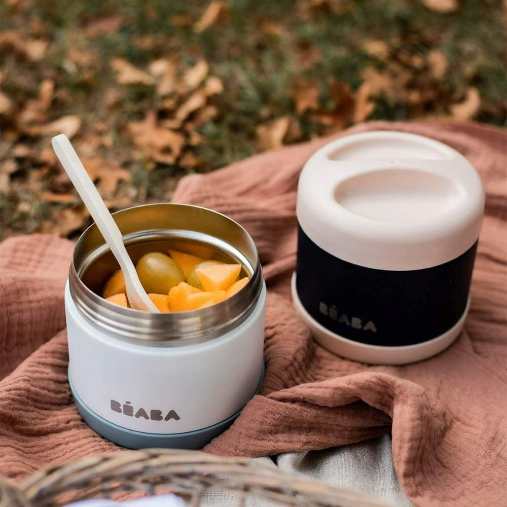 BEABA termos obiadowy 300 ml stal nierdzewna, przenośny pojemnik termiczny ze stali nierdzewnej do posiłków dziecka