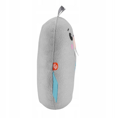 FISHER-PRICE Chill Vibes Robbe Plüschtier mit Melodien und Vibrationen 17 cm