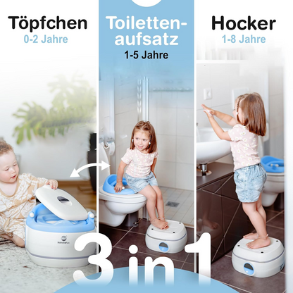 BABYBEFUN 3in1 nightstand, potty, seat cover, footstool