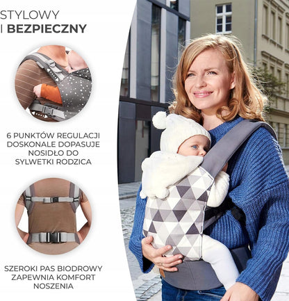 KINDERKRAFT NINO CONFETTI nosidełko ergonomiczne