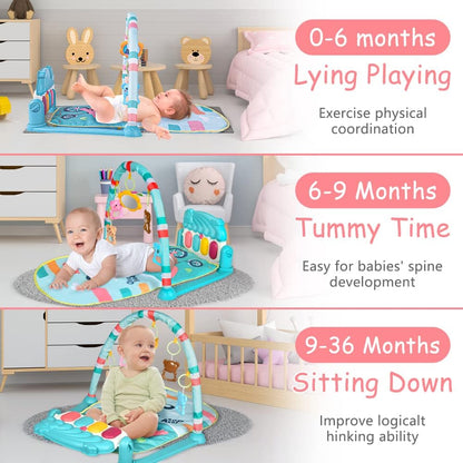 AOMIG Educational Play Mat with Piano, 0–36 Months