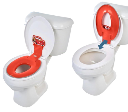 DISNEY Flip & Sit toalettsits 18 m+ 23 kg BLIXXEN McQUEEN
