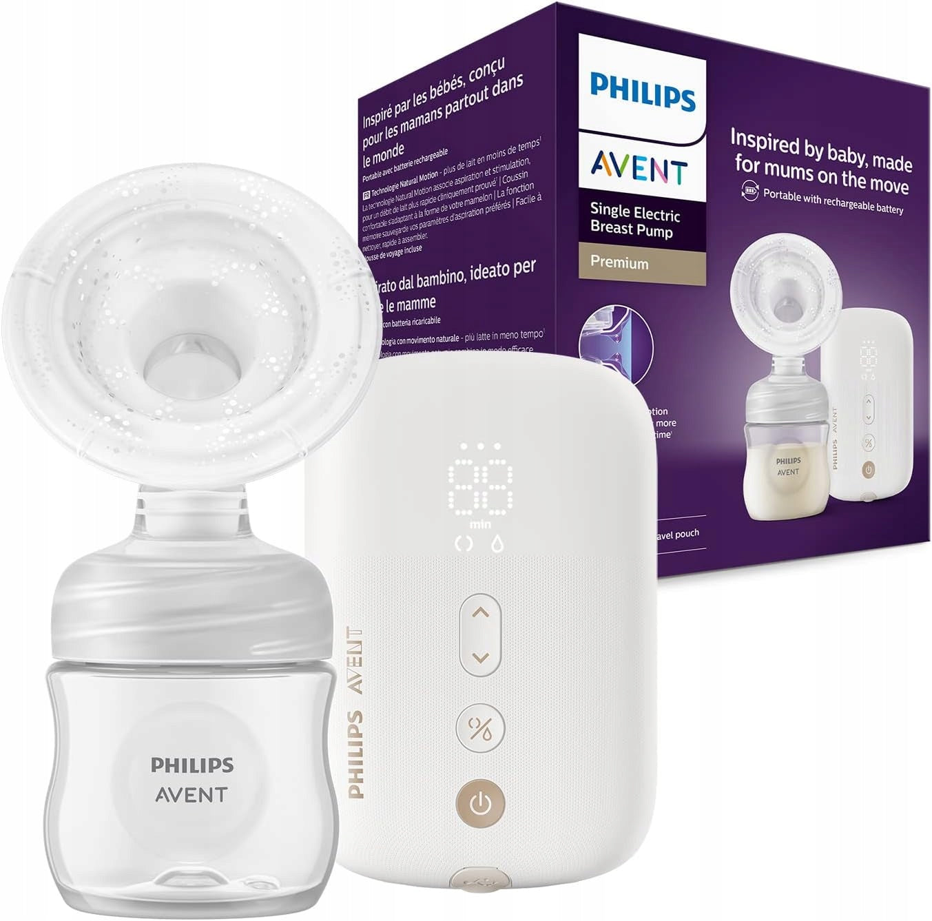 PHILIPS AVENT SCF396/31 LAKTATOR elektryczny z akcesoriami