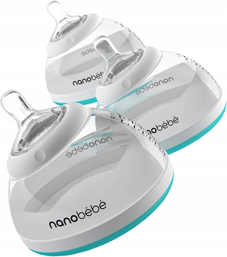 NANOBEBE σετ μπιμπερό 3 x 240