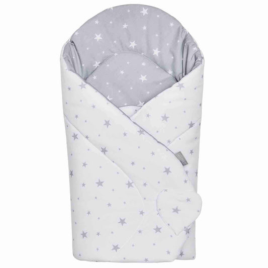 SEVIRA KIDSreversible swaddling blanket80X80 cmcolour grey and whitenew condition, replacement packaging