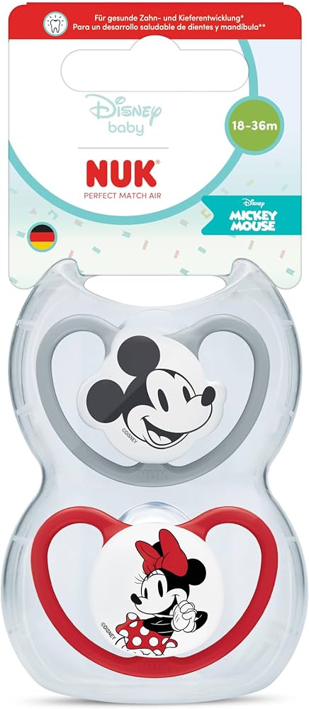 NUK Perfect Match Air smoczek uspokajający 18-36m x2 DISNEY