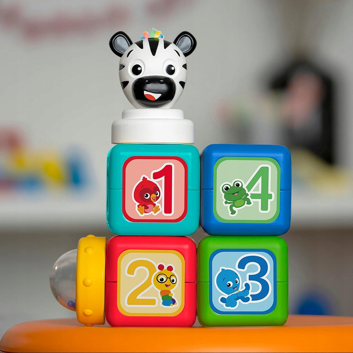 BABY EINSTEIN Connectables Add & Stack blocuri magnetice, 6 bucăți