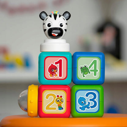 BABY EINSTEIN Connectables Add & Stack blocuri magnetice, 6 bucăți