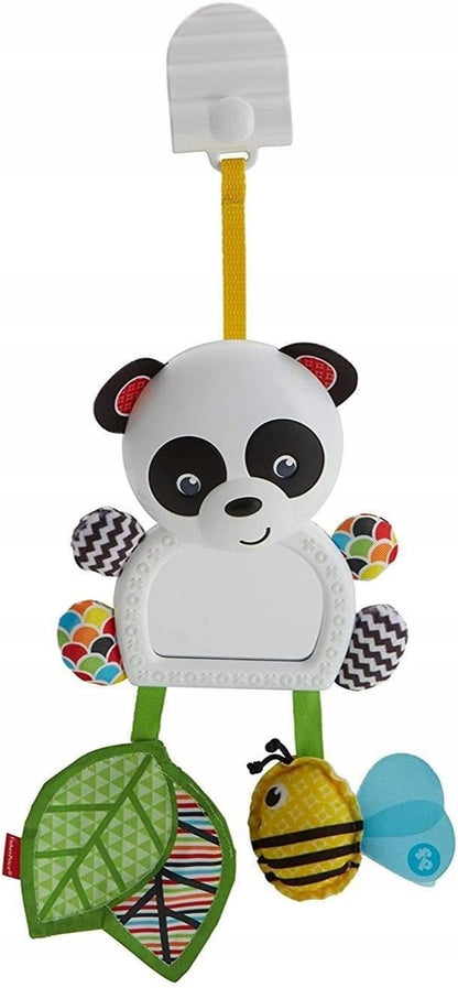 FISHER-PRICE FGH91 jucărie suspendată cu zornăitoare pentru cărucior și scaun auto, 37 cm, PANDA