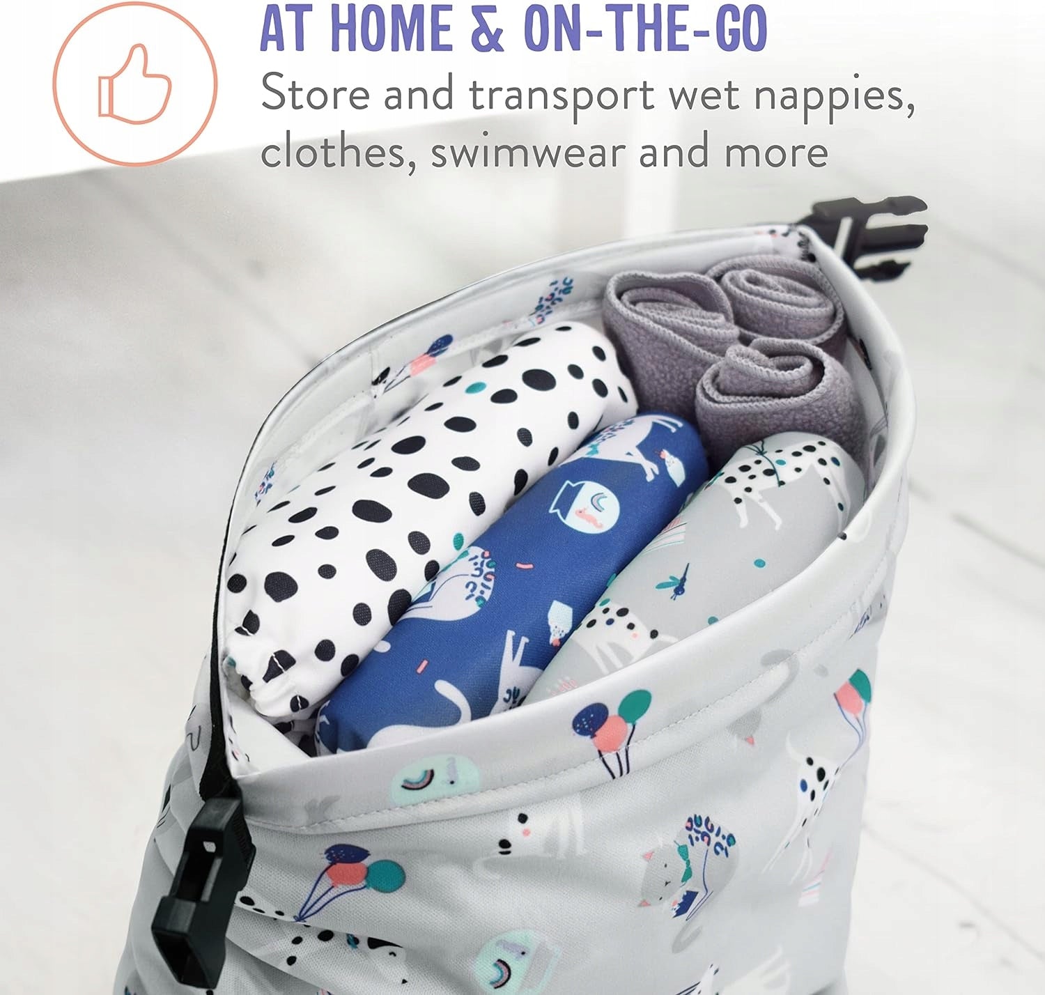BAMBINO MIO sac impermeabil pentru scutece umede